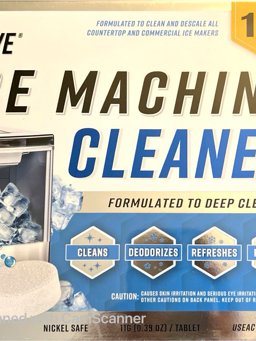 Active Ice Machine Cleaner, Compatible with All Major Brands, 24 Count, 1 Pack